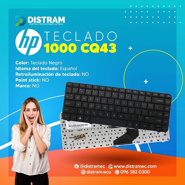 TECLADO HP G4-1000 / CQ43