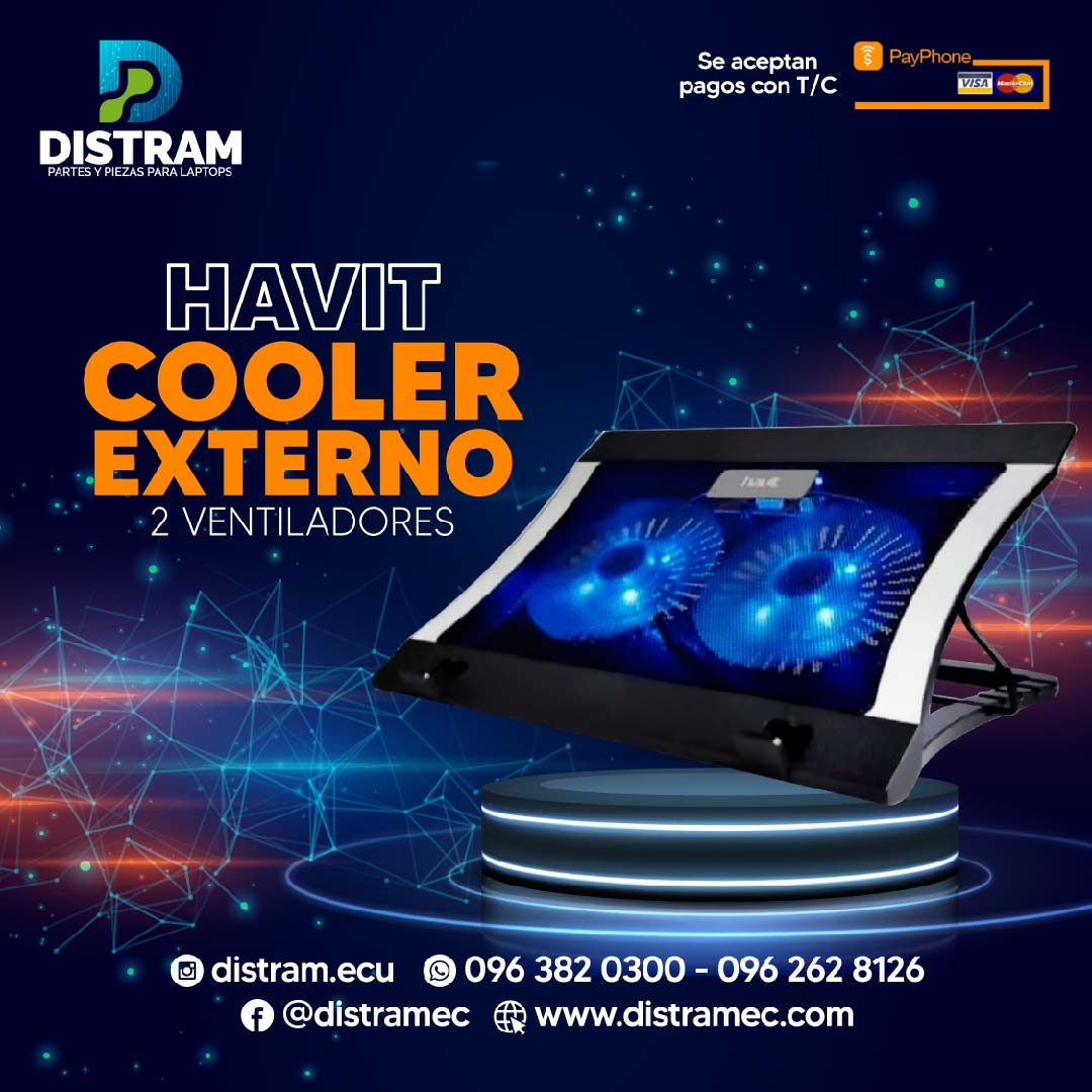 COOLER EXTERNO / 2 VENTILADORES