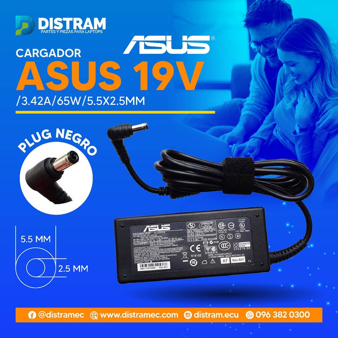 CARGADOR ASUS 19V/4.74A/90W/5.5X2.5MM