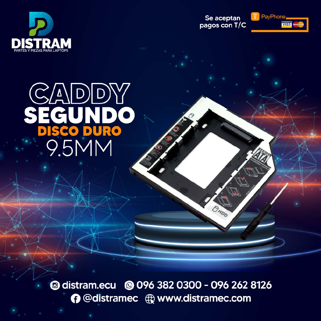 CADDY / DISCO DURO 9.5MM